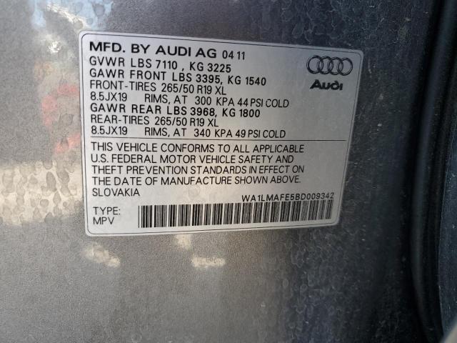 Photo 12 VIN: WA1LMAFE5BD009342 - AUDI Q7 PREMIUM 