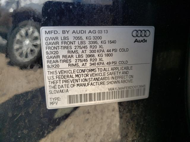 Photo 9 VIN: WA1LMAFE6DD013645 - AUDI Q7 