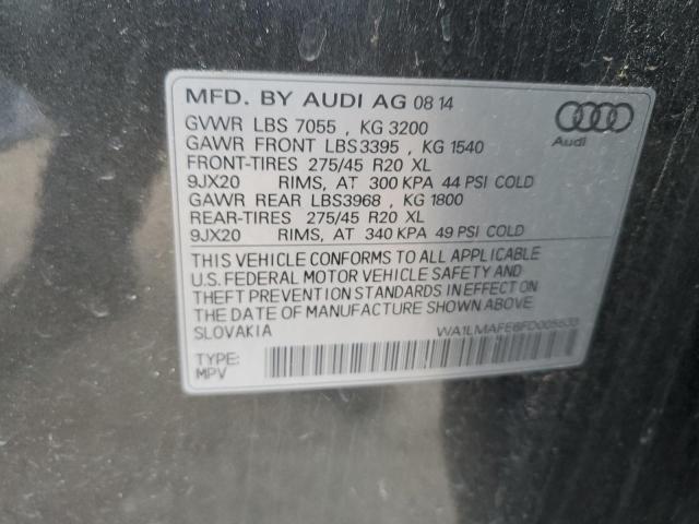 Photo 12 VIN: WA1LMAFE6FD005533 - AUDI Q7 