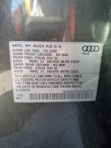 Photo 12 VIN: WA1LMAFE6FD010778 - AUDI Q7 TDI PRE 