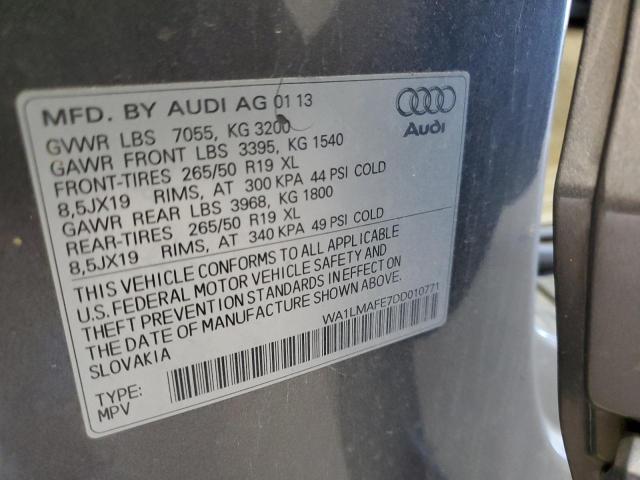 Photo 12 VIN: WA1LMAFE7DD010771 - AUDI Q7 PREMIUM 