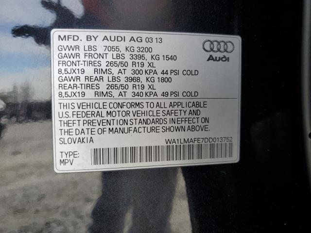 Photo 12 VIN: WA1LMAFE7DD013752 - AUDI Q7 