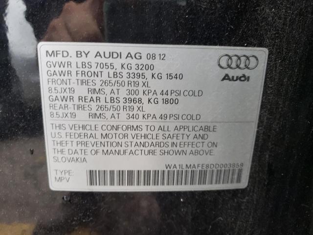 Photo 9 VIN: WA1LMAFE8DD003859 - AUDI Q7 PREMIUM 