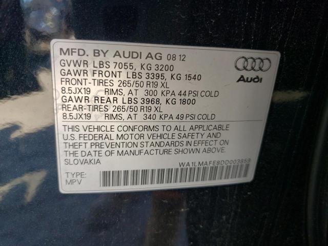 Photo 9 VIN: WA1LMAFE8DD003859 - AUDI Q7 PREMIUM 