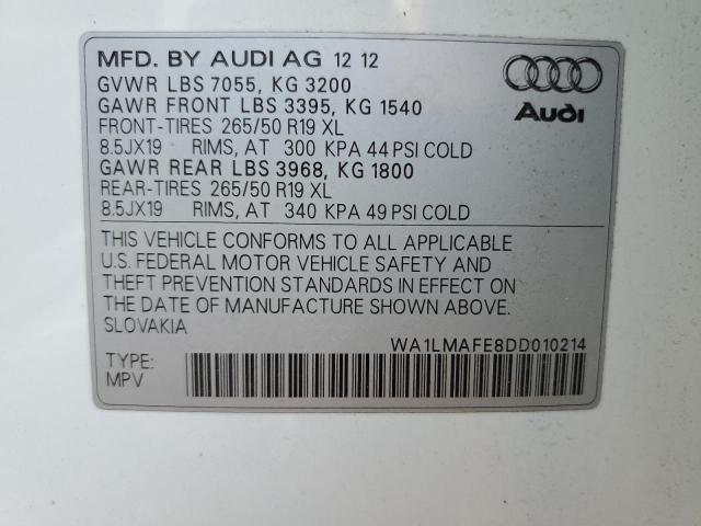 Photo 11 VIN: WA1LMAFE8DD010214 - AUDI Q7 