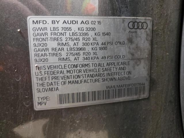 Photo 12 VIN: WA1LMAFE9FD017644 - AUDI Q7 