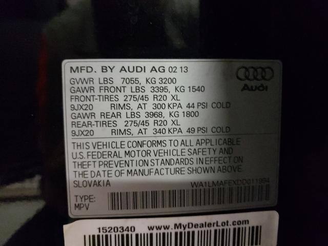 Photo 9 VIN: WA1LMAFEXDD011994 - AUDI Q7 