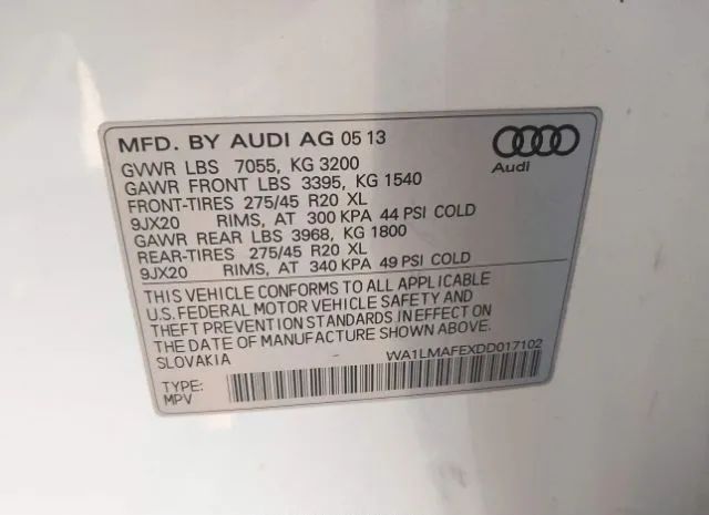 Photo 8 VIN: WA1LMAFEXDD017102 - AUDI Q7 