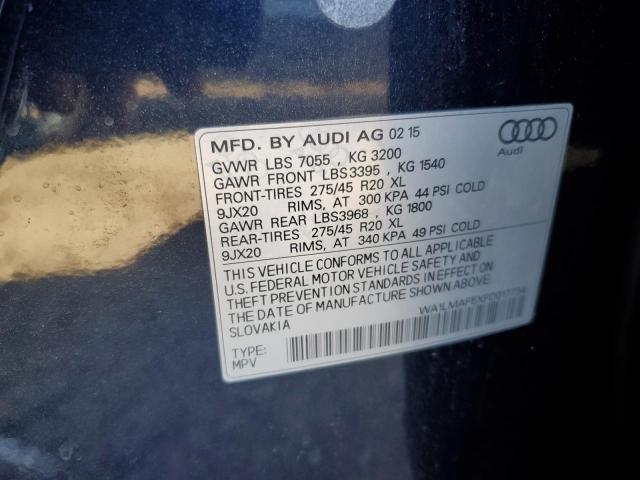 Photo 13 VIN: WA1LMAFEXFD017734 - AUDI Q7 TDI PRE 