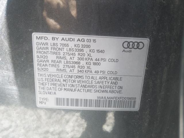 Photo 9 VIN: WA1LMAFEXFD019659 - AUDI Q7 