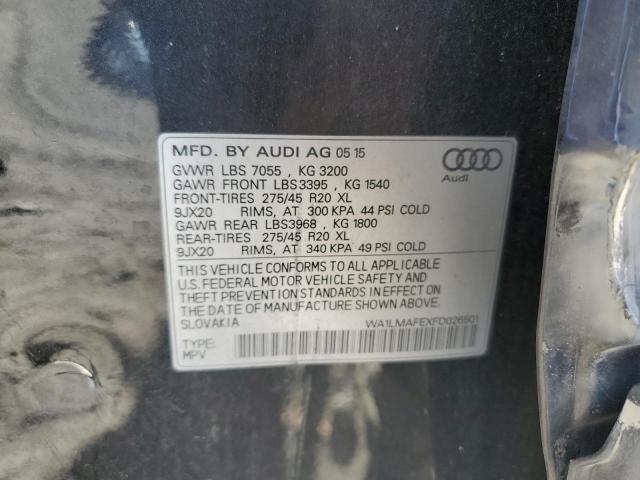 Photo 12 VIN: WA1LMAFEXFD026501 - AUDI Q7 TDI PRE 