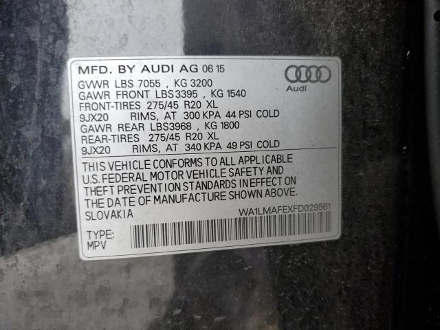 Photo 12 VIN: WA1LMAFEXFD029561 - AUDI Q7 