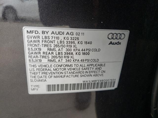 Photo 9 VIN: WA1LMBFE8BD007834 - AUDI Q7 