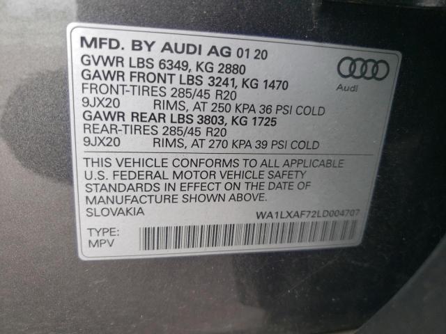 Photo 12 VIN: WA1LXAF72LD004707 - AUDI Q7 