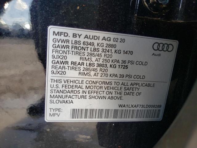 Photo 9 VIN: WA1LXAF73LD006269 - AUDI Q7 PREMIUM 