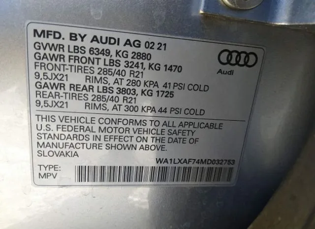 Photo 8 VIN: WA1LXAF74MD032753 - AUDI Q7 