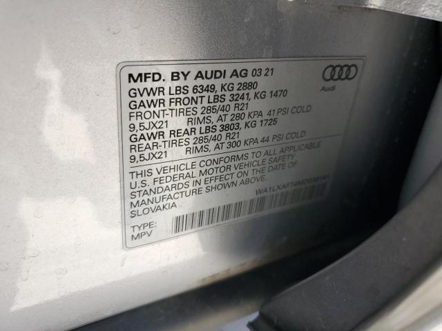 Photo 11 VIN: WA1LXAF74MD036141 - AUDI Q7 PREMIUM 