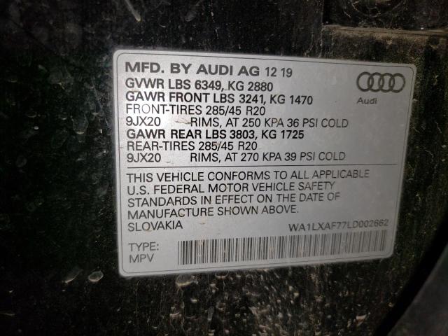 Photo 13 VIN: WA1LXAF77LD002662 - AUDI Q7 PREMIUM 