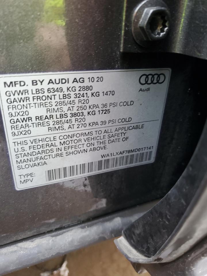 Photo 11 VIN: WA1LXAF78MD017141 - AUDI Q7 