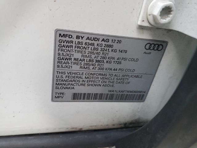 Photo 11 VIN: WA1LXAF7XMD025614 - AUDI Q7 