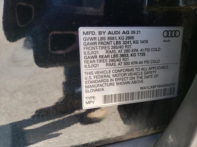 Photo 12 VIN: WA1LXBF70ND002737 - AUDI Q7 