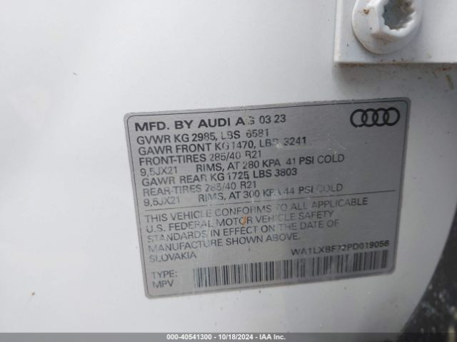 Photo 8 VIN: WA1LXBF72PD019056 - AUDI Q7 