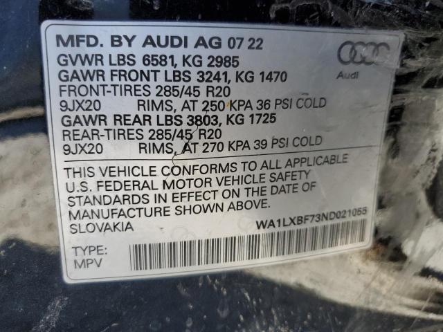 Photo 11 VIN: WA1LXBF73ND021055 - AUDI Q7 