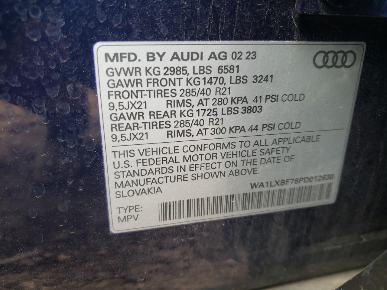 Photo 11 VIN: WA1LXBF76PD012630 - AUDI Q7 