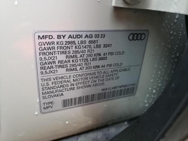 Photo 12 VIN: WA1LXBF76PD017181 - AUDI Q7 PREMIUM 