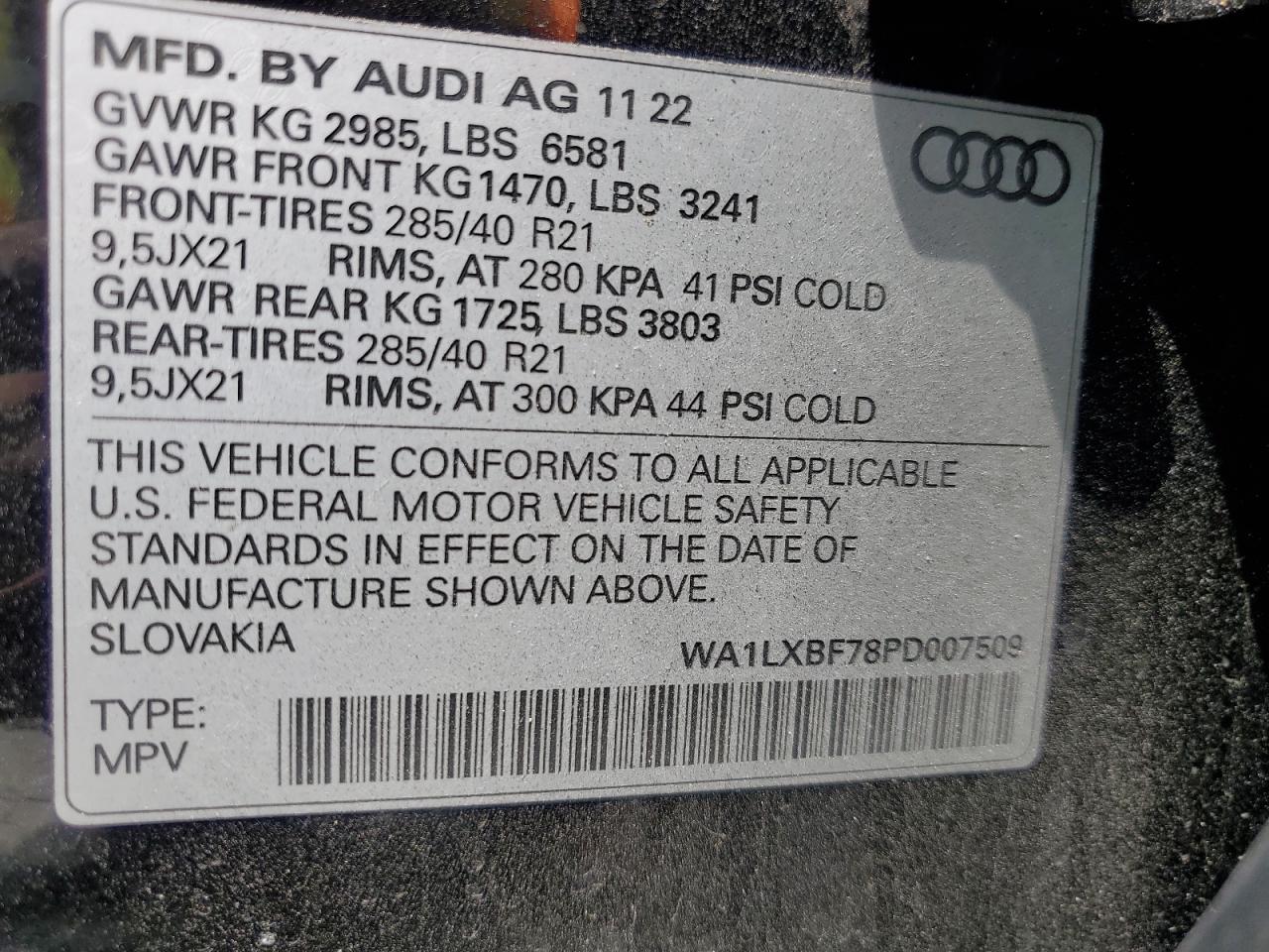 Photo 12 VIN: WA1LXBF78PD007509 - AUDI Q7 