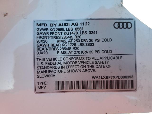 Photo 12 VIN: WA1LXBF7XPD006393 - AUDI Q7 