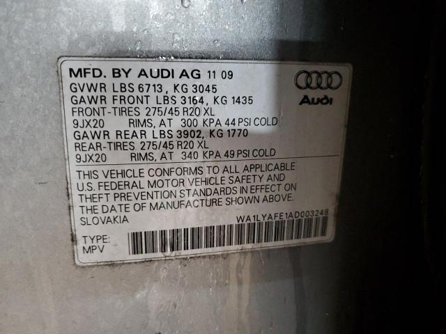 Photo 11 VIN: WA1LYAFE1AD003248 - AUDI Q7 