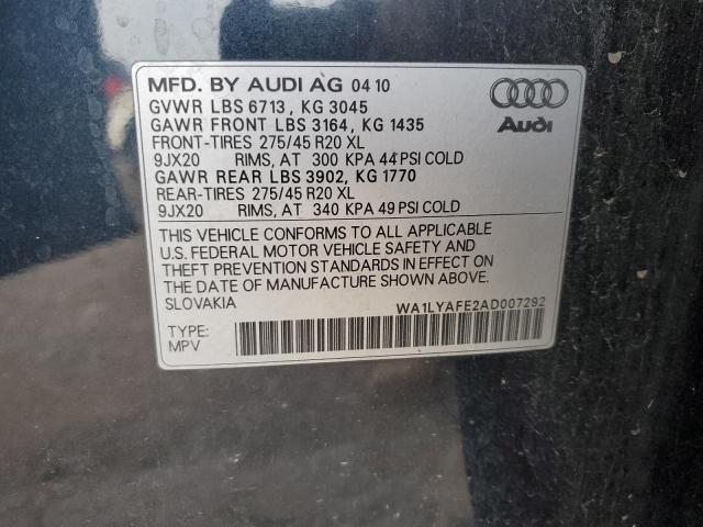 Photo 12 VIN: WA1LYAFE2AD007292 - AUDI Q7 PREMIUM 