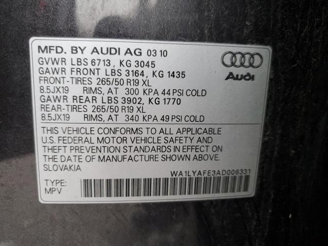 Photo 13 VIN: WA1LYAFE3AD006331 - AUDI Q7 PREMIUM 