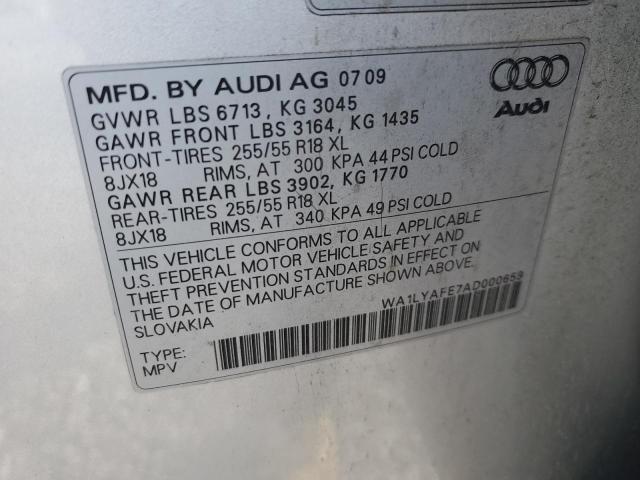 Photo 13 VIN: WA1LYAFE7AD000659 - AUDI Q7 PREMIUM 