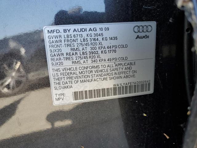 Photo 11 VIN: WA1LYAFE7AD002542 - AUDI Q7 