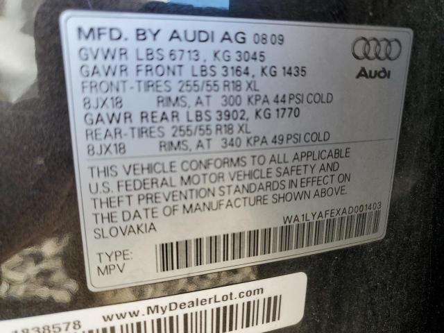 Photo 12 VIN: WA1LYAFEXAD001403 - AUDI Q7 PREMIUM 