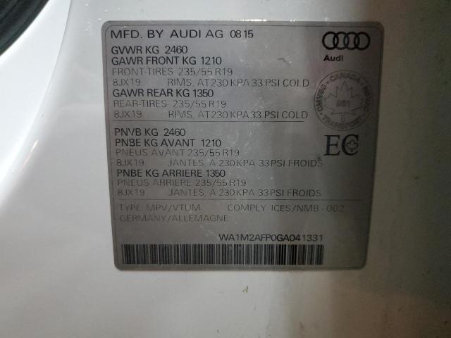 Photo 12 VIN: WA1M2AFP0GA041331 - AUDI Q5 PRESTIG 