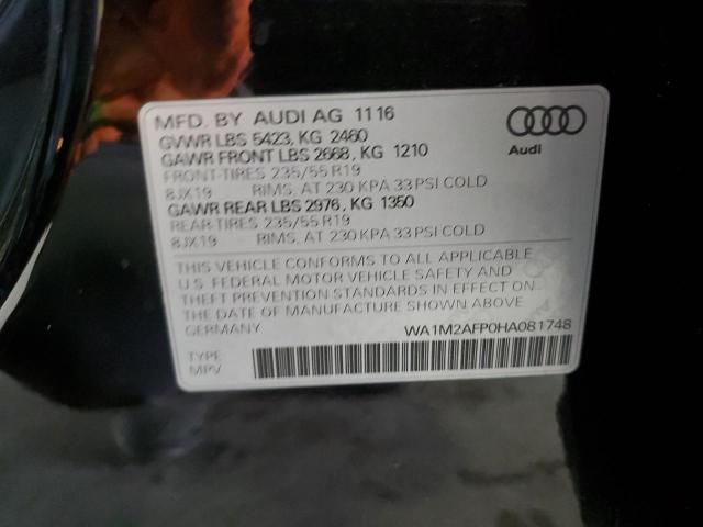 Photo 12 VIN: WA1M2AFP0HA081748 - AUDI Q5 PREMIUM 