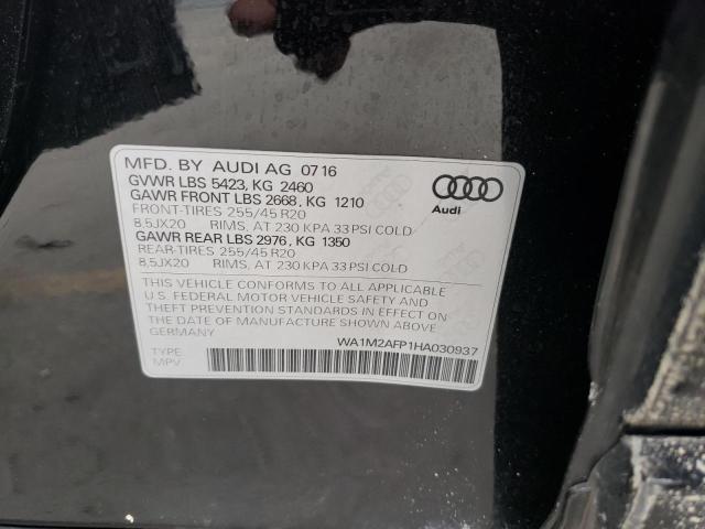 Photo 11 VIN: WA1M2AFP1HA030937 - AUDI Q5 PREMIUM 