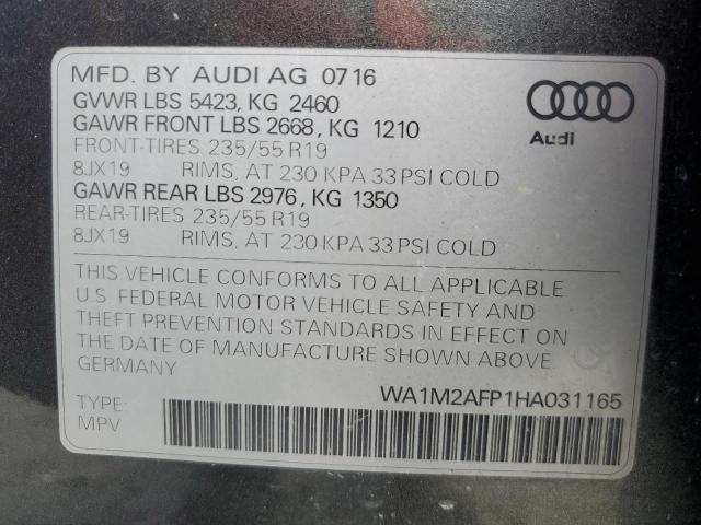 Photo 13 VIN: WA1M2AFP1HA031165 - AUDI Q5 