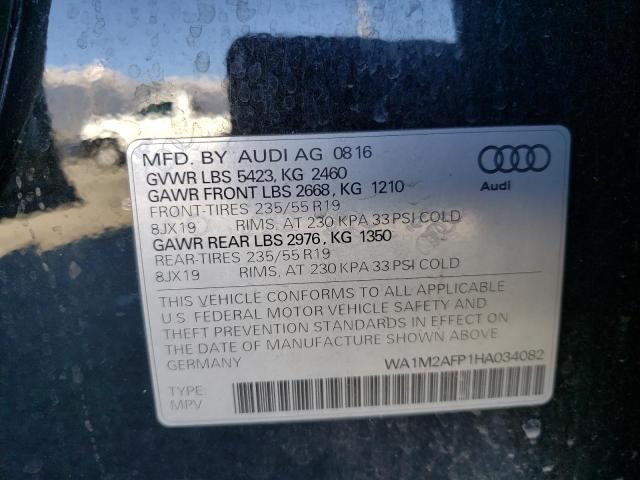 Photo 12 VIN: WA1M2AFP1HA034082 - AUDI Q5 PREMIUM 