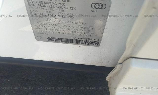 Photo 8 VIN: WA1M2AFP2HA043969 - AUDI Q5 