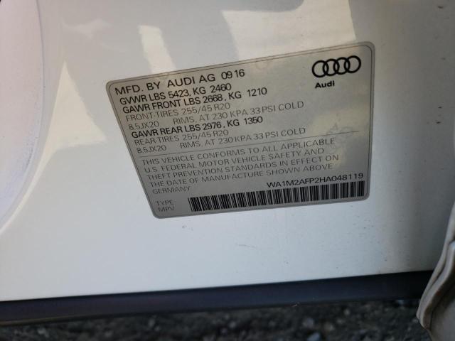 Photo 11 VIN: WA1M2AFP2HA048119 - AUDI Q5 