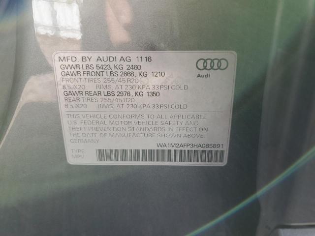 Photo 12 VIN: WA1M2AFP3HA085891 - AUDI Q5 PREMIUM 