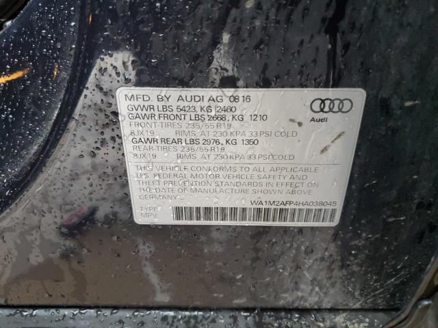 Photo 11 VIN: WA1M2AFP4HA038045 - AUDI Q5 PREMIUM 