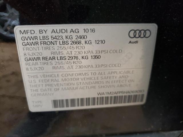 Photo 9 VIN: WA1M2AFP5HA069093 - AUDI Q5 PREMIUM 