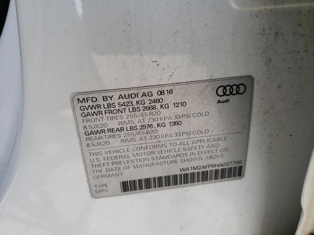 Photo 13 VIN: WA1M2AFP9HA037795 - AUDI Q5 