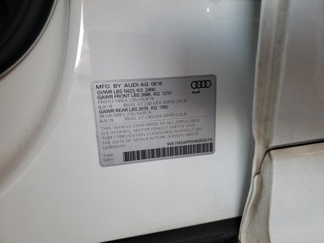 Photo 9 VIN: WA1M2AFP9HA059019 - AUDI Q5 