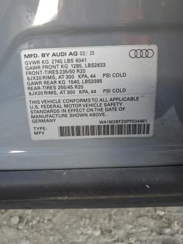 Photo 13 VIN: WA1M2BFZ0PP034481 - AUDI Q4 E-TRON 